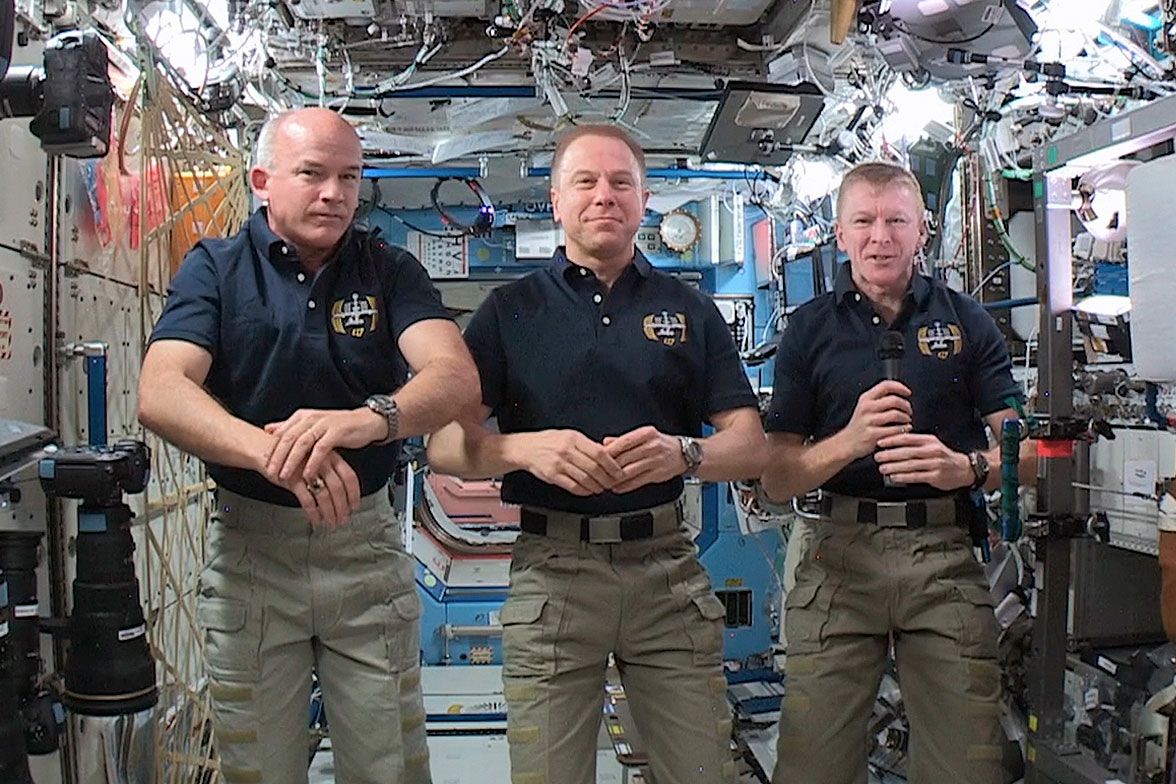 Tim Peake Interview On Board the ISS