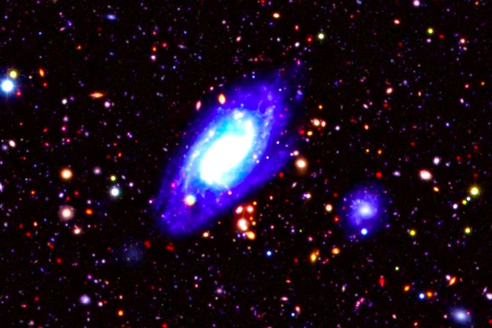 Take a trip into the depths of the Universe among galaxies that are billions of years old